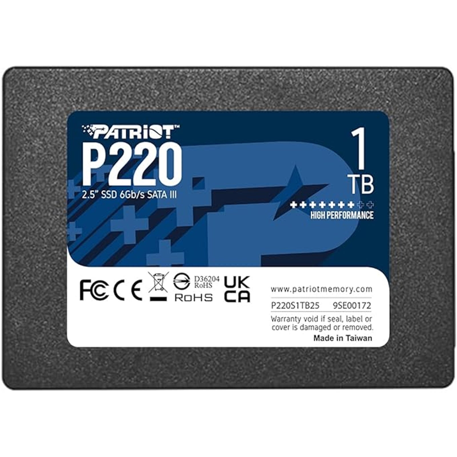 Patriot P220 1TB SATA III 2.5 Patriot P220 1TB SATA III 2.5